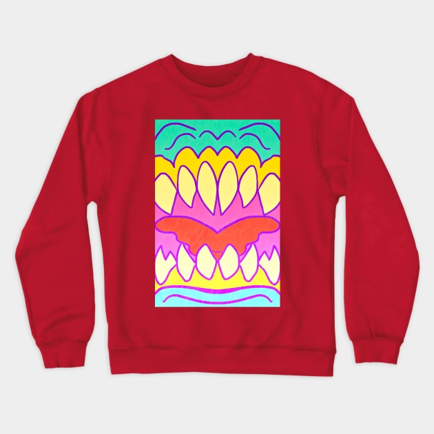 Chomps 3 Crewneck Sweatshirt by Angsty-angst